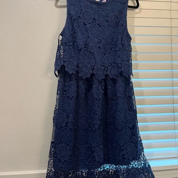 blue short dress Arrabel Tiered Ruffle Mini Dress Sky Blue